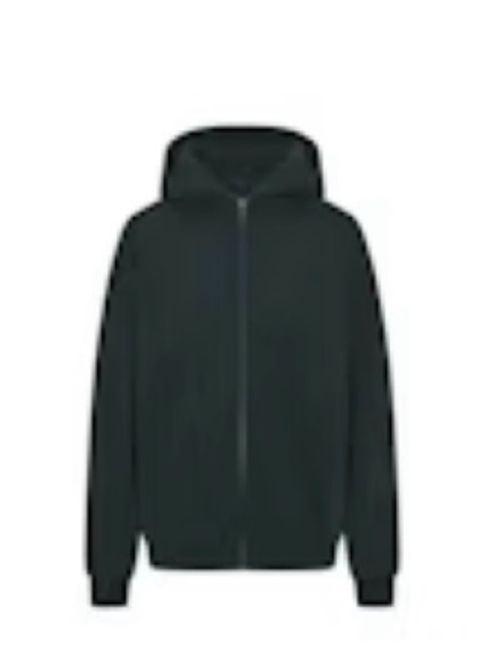 SKIMS Vintage Fleece Zip Up Hoodie in Cypress-S